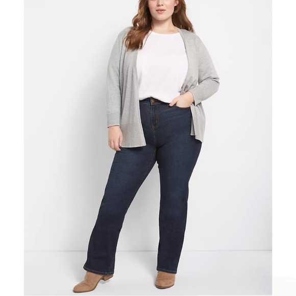 Lane Bryant Pants - Lane Bryant Bootcut Genius Regular Fit Dark Wash Jeans Size 20